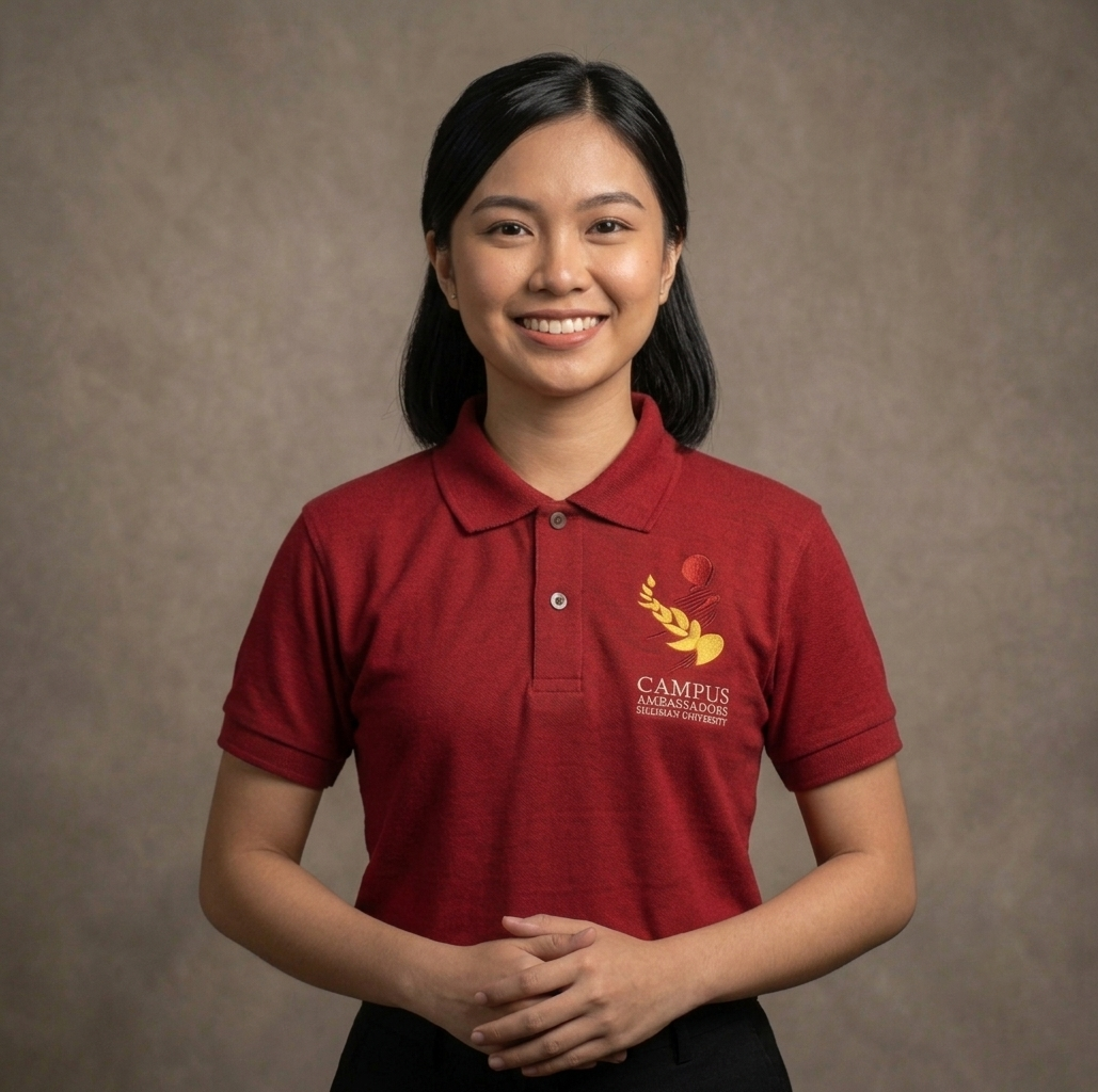 Portrait of Sarah dela Cruz, Silliman University Campus Ambassador